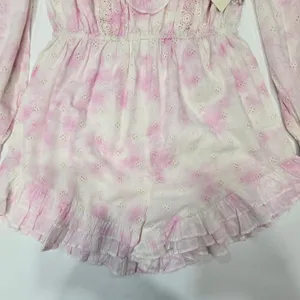 Tularosa Jordan Romper in Fuchsia Tie Dye XL thumbnail 4