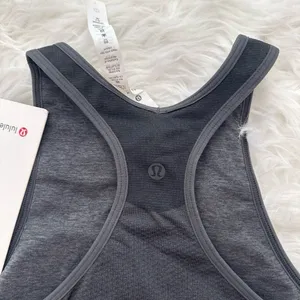 Lululemon Seamless Mesh Supportive Training Tank Top Graphite Grey Size 2 thumbnail 9