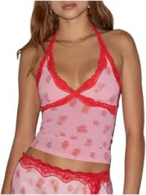 Urban Outfitters Je T’aime Lace Halter thumbnail 1