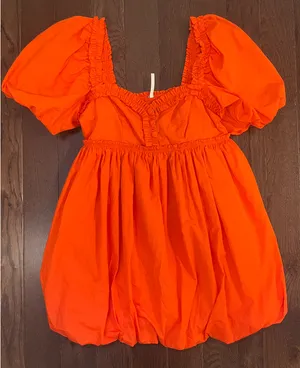 Orange Free People Dress thumbnail 2