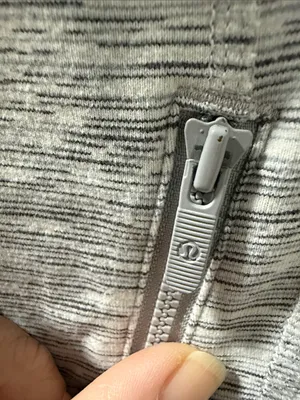 🍋 LULULEMON Women’s Grey Space-Dye Full-Zip Jacket Size 4 W4ACYS thumbnail 9