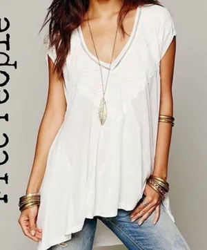 ✨2xHP✨Free People Abigail Lace-Detail Top✨ thumbnail 1