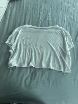 Edikted Crop Top White thumbnail 3