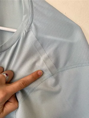 HOKA Women’s Performance Short Sleeve Top T-Shirt Light Blue Sz XL thumbnail 10