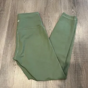 Lululemon Wunder Train 25" Green Twill thumbnail 3