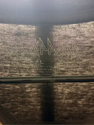Def Leppard Black Short Sleeve Logo Tee thumbnail 3