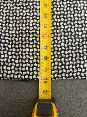 Saks Fifth Avenue Black and White Textured Pencil Skirt thumbnail 5