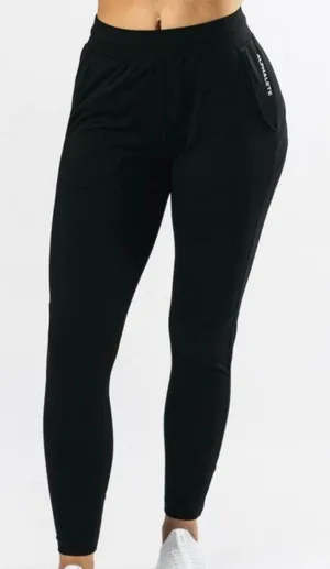 Alphalete‎ Black Pro Elite Premium Joggers Athleisure Cozy loungewear rest day thumbnail 1