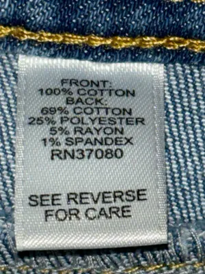 Cato est 1946 Denim Jean Skirt Raw Hem Patched Women's Size 12 Stretch Pockets thumbnail 12