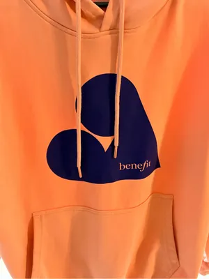 Benefit pink Graphic Hoodie - Men's Sweatshirt thumbnail 2