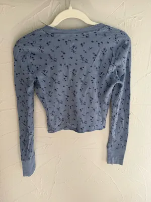 PacSun Long Sleeve Thermal Waffle Top thumbnail 2