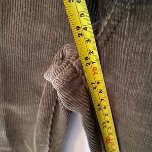 Quince Brown Corduroy Straight Leg Pants Minimalist High Rise Women's size 6 thumbnail 8