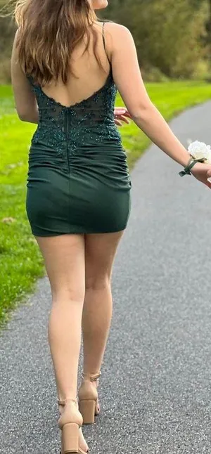 dressself Green Homecoming Dress thumbnail 3