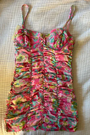 Mini Dress Floral Multi thumbnail 3