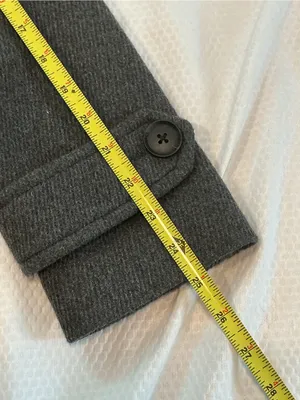 MICHAEL Michael Kors Dark Gray Single-Breasted Trench Coat thumbnail 6
