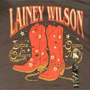 Torrid Lainey Wilson Oversized‎ Graphic Tunic Tee Vintage Gray Cowboy Boots L 12 thumbnail 6