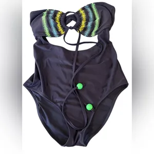 Aerie One Piece Swimsuit with Vibrant Design thumbnail 2