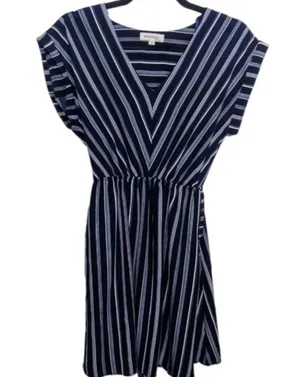 Monteau Dress Blue And White thumbnail 1