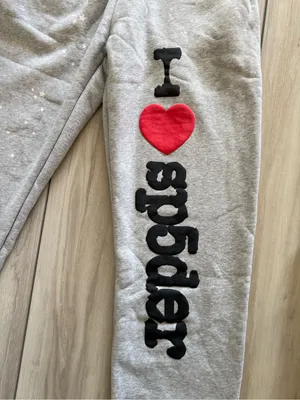Sp5der Souvenir Sweatpant Grey Medium NWT IN PACKAGE thumbnail 5