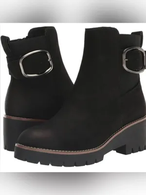 Blondo Black Lug-Sole Waterproof Ankle Boots thumbnail 3