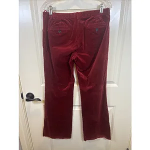 The Limited Drew Fit Size 8 Merlot Dress Pants Wide Leg Classic Velvet Old Money thumbnail 5