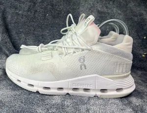 On Cloudnova Pearl White Running Shoes Womens Size 6 US 37 EU Sneakers thumbnail 1