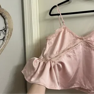 NWT Georgie Lacey Layering Cami Pink Large thumbnail 8
