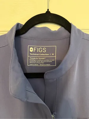 Figs Sleeveless Utility Jumpsuit in Lavender with Contrast Drawstrings thumbnail 3