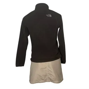 THE NORTH FACE Brown Fleece Jacket Full Zip Signature Logo Womens Size Small thumbnail 2