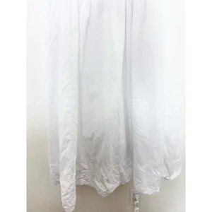 Madewell White Seamed Poplin Midi Sundress Size 6 Drop Waist Chic Quiet Luxury thumbnail 12