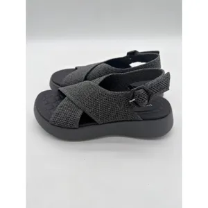 Vivaia Kara AdaptAll Sport Rich Grey Silver Knit Comfort Lightweight Sandals 7 thumbnail 6