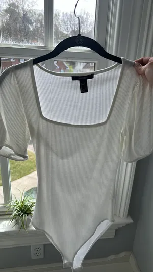 Forever 21 White Bodysuit thumbnail 2