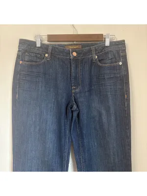 The Limited Women's Dark Blue Flared Jeans Size 12 thumbnail 2