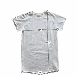 Anthropologie x Nation LTD Women's Dress Rowan T-Shirt Mini Cotton M‎ White Gold thumbnail 11