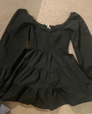 Black Long Sleeve Dress Altar'd State thumbnail 1