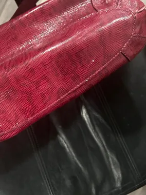 Red faux Leather Shoulder Bag - Cole Haan thumbnail 10