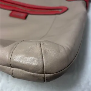 Coach‎ Vintage Daisy Spectator Tan Orange Pink Crossbody Bag thumbnail 9