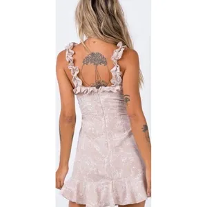Princess Polly Pink Sweet Like Candy Ruffle Mini Dress S thumbnail 2
