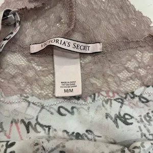 Victoria's Secret Lace Trim Chemise - Pink and Black size M thumbnail 5