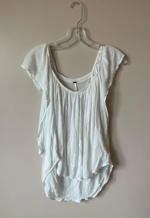 Free People White Top thumbnail 1