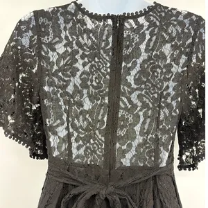 Showpo Lace Mini Dress 6 Whimsigoth Romantic Babydoll Deep V Fairy Grunge Y2K thumbnail 7