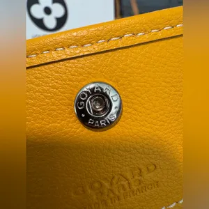 SOLD LOCALLY 🙌✨Goyard Orange/yellow Goyardine pouch Patterned Wallet thumbnail 12