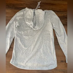 Women’s nike grey pullover thumbnail 5