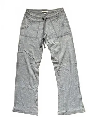 Vintage Y2K Aerie Low Rise Gray Wide Leg Sweatpants Drawstring Lounge Pants thumbnail 1