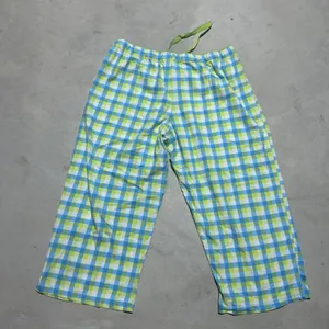 Blue Green Plaid Disney Youth SZ XL 16-18 Sleepwear Capri Pants Daisy Duck thumbnail 8