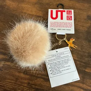 Rare NWT HTF Uniqlo UT Disney Furry Friends Bambi Keychain Keyring Key Fob thumbnail 2
