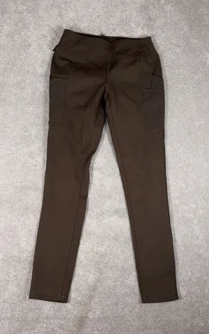 Carhartt Women Green Solid‎ Force Fitted Lightweight Utility Legging Pants Xs thumbnail 1