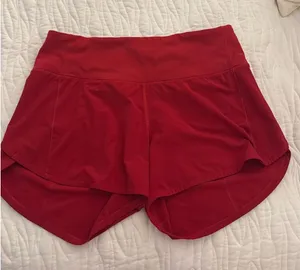 Lululemon Red Shorts Speed Up 4’ thumbnail 1
