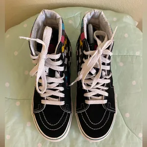 Vans Sk8-Hi Checkered Sneakers Womens size 5.5/ Men’s size 4 thumbnail 5