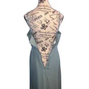 Birdy‎ Grey Amy Dress Sea Glass Chiffon Bridesmaid Gown Size Small Weddi… thumbnail 9